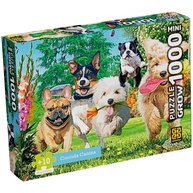 Puzzle 1000 Peças: A Corrida Canina Mais Divertida! - imagem 1
