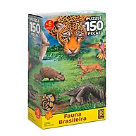 Puzzle 150 Peças Fauna Brasileira – Diversão e Aprendizado - imagem 1