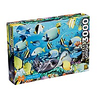 Puzzle 3000 Peças: Explore o Fundo do Mar - imagem 1