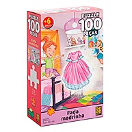 Puzzle Fada Madrinha 100 Peças: Diversão e Relaxamento - imagem 1