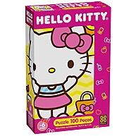 Puzzle Hello Kitty 100 Peças: Diversão e Relaxamento! - imagem 1