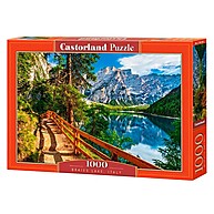 Puzzle Lago Braies: 1000 Peças de Pura Beleza Italiana - imagem 1