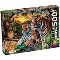 Puzzle Mini Tigres 500 Peças: Desafio Selvagem! - imagem 1
