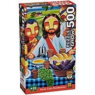 Puzzle Santa Ceia Nordestina: 500 Peças de Arte! - imagem 1