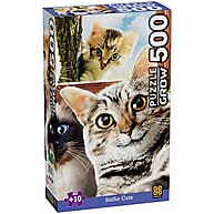 Puzzle Selfie Cats 500 Peças – Diversão Garantida! - imagem 1