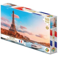 Puzzle Torre Eiffel 500 Peças: Paris ao Seu Alcance! - imagem 1