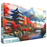 Puzzle Vilarejo Japonês 1000 Peças: Uma Viagem ao Japão - imagem 1