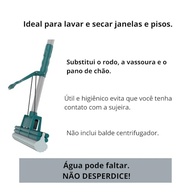 Mop Flash Limp Rodo Mágico Limpeza Geral Plus - Cabo Telescópico com Esponja PVA Superabsorvente - imagem 5