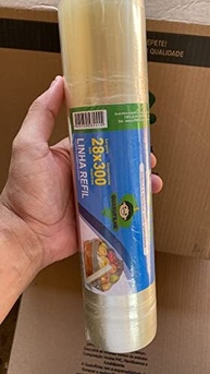 Filme PVC Transparente 28cm x 300m - Proteção Alimentar Premium Guarufilme - imagem 4