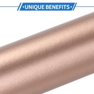 Película Protetora para Carro em PVC Rosa Ouro 1 Pé x 150 cm – Proteção Total Contra Arranhões - imagem 4