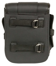 Bolsa de Transporte para Moto Cruiser Sissy Bar: Viagem e Estilo em PVC Preto - imagem 4