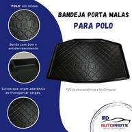 Protetor de Porta Malas Polo 2017-2026: Tapete Bandeja PVC Resistente e Sob Medida - imagem 5