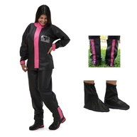 pvc-meia-a-motoqueiro-capa-de-rosa-com-preta-chuva-sola-feminina-pantaneiro-kit-polaina-pvc-a