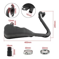 Kit Silenciador de Escape FLYPIG para Yamaha PW50/PY50 - Desempenho e Durabilidade em Preto - imagem 3