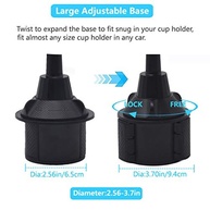 Suporte de Celular Q-XIAOKEAI para Porta-Copos: Ângulo Ajustável e Segurança para seu SUV, Carro ou Caminhão - imagem 4