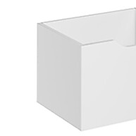 Gavetas Organizadoras: Kit 3 Unidades Branco Q01 - imagem 2