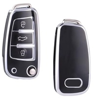 Capa Protetora Silicone Luxury para Chave Audi Q3, Q5, Q7, Q8, A1, A3, A4, A5, A6, A7, TT e mais - imagem 2