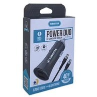 Carregador Veicular Kimaster CV209CL: USB-C PD + USB QC 40W com Cabo Lightning - Potência e Rapidez na Estrada! - imagem 4