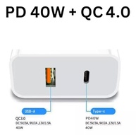 Kit Carregador Turbo 40W iPhone: Dupla USB/USB-C PD 3.0 QC4.0 9.1A + Cabo Lightning - imagem 4