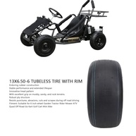 Kit Pneu 13x6.50-6 com Roda 6 Polegadas: Durabilidade e Tração Off-Road para ATV, UTV e Quad - imagem 3