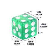 Tampas de Válvula Quadradas Verdes Transparentes 16mm: Estilo e Proteção para Seu Veículo - imagem 3