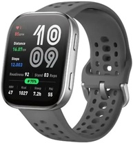 Relógio Quadrado Relógio Smart-watch, Smart-band BIP 6 (GLOBAL) CINZA CHARCOAL, BIP 6 Gps Integrado, Relogio Inteligente Compatível com Alexa, Tela Amo-led 1,97, Pulseira Impermeável, 140 Modo Treino, Mesh Charcoal Cinza. - imagem 3