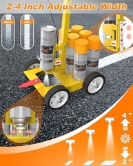Máquina de Marcação de Linha Profissional: Crie Linhas Perfeitas em Estacionamentos e Quadras - imagem 3