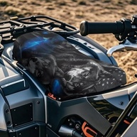 SEANATIVE Capa de Assento ATV Wolf American Flag: Proteção e Estilo para seu Quadriciclo - imagem 4