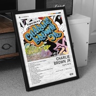 Quadro Álbum Spotify Papo Reto - Charlie Brown Jr - 40x60cm | Moldura Ecológica Preta - imagem 3