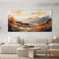 Quadro Decorativo Abstrato 100x70cm - Tela Canvas para Sala, Quarto e Hall - imagem 1