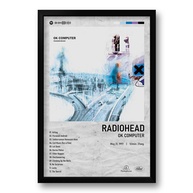 Quadro Álbum OK Computer - Radiohead - 40x60cm | Impressão Premium com Moldura Ecológica - imagem 1