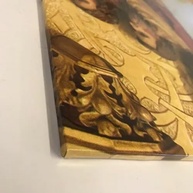 Quadro Jesus Cristo Andando Nas Águas - Painel 5 Peças em MDF 130x60cm | Decoração Religiosa Inspiradora - imagem 5