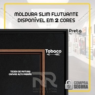 Quadro A Última Santa Ceia em Canvas com Moldura Tabaco - 63x93cm - imagem 5
