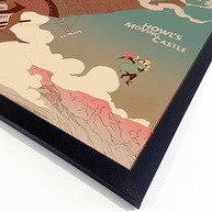 Quadro Decorativo O Castelo Animado Studio Ghibli 40x60cm - Moldura Ecológica em Madeira de Reflorestamento - imagem 4
