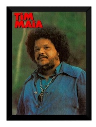 Quadro Tim Maia - Boa Música Moldurado | Decore com Estilo e Música - imagem 1