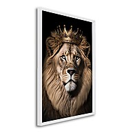Quadro Decorativo King Lion – Liderança, Força e Coragem - imagem 1