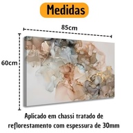 Quadro Decorativo Super Luxo em Tela Canva 85x60cm - Chassi de Madeira para Sala, Escritório ou Consultório - imagem 3