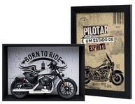 quadro-expositor-motociclista-presente-harley-miniatura-e-davidson-a-exclusivo-kit-oficial-a