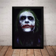 Fanarte Quadro Decorativo Coringa Joker Batman 42x30cm - Arte Premium para Fãs - imagem 1