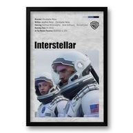 Quadro Filme Interestelar 40x60cm - Impressão Premium com Moldura Ecológica - imagem 2