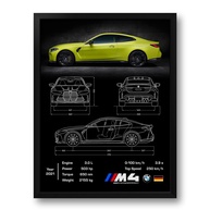 Quadro com Moldura M4 Competition 33x43cm - Impressão Eco-Solvente em Vinil Fosco - imagem 1