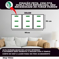 Quadro Decorativo Leão Motivacional - Fé e Gratidão para Sala e Quarto - imagem 4