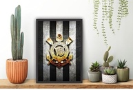Quadro Decorativo Futebol Meu Timão - Moldura Preta Premium para Torcedores - imagem 3