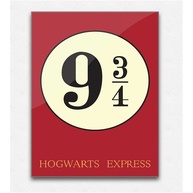 Quadro Plataforma 9 3/4: Decore com Magia! - imagem 1