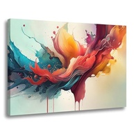 Quadro Decorativo Abstrato 90x60cm - Tela Premium em Tecido Canvas para Sala, Quarto e Escritório - imagem 2