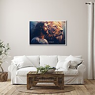 Quadro Religioso Foi Por Você – Jesus, o Leão de Judá - imagem 1