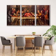 Quadro Última Ceia: Elegância e Fé para sua Casa - imagem 1