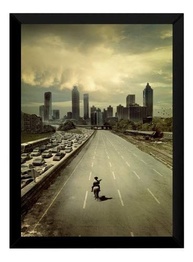 Quadro Decorativo The Walking Dead - Moldura Preta Premium para Fãs - imagem 1