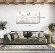 Lake Quadros Arte Canvas 100x50cm - Decore com Estilo e Sofisticação - imagem 2