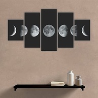 Quadros Decorativos MDF Fases da Lua - Transforme seu Espaço com Estilo e Magia - imagem 3